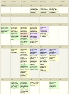 Click to open the calendar of events