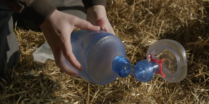 ambubag mask respirator for calves