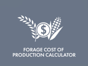 The Beef Cattle Research Council's  forage cost of production calculator